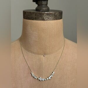 Melinda Maria Gold Necklace with Clear Crystal Accents